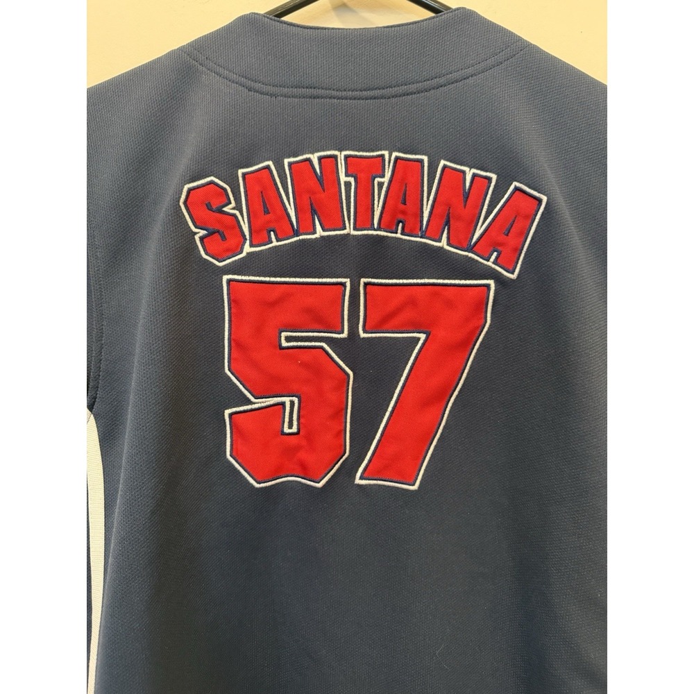 Vintage Majestic Minnesota Twins Johan Santana Sewn‎ On Jersey Youth Sz L  12-14 - Picture 5 of 5